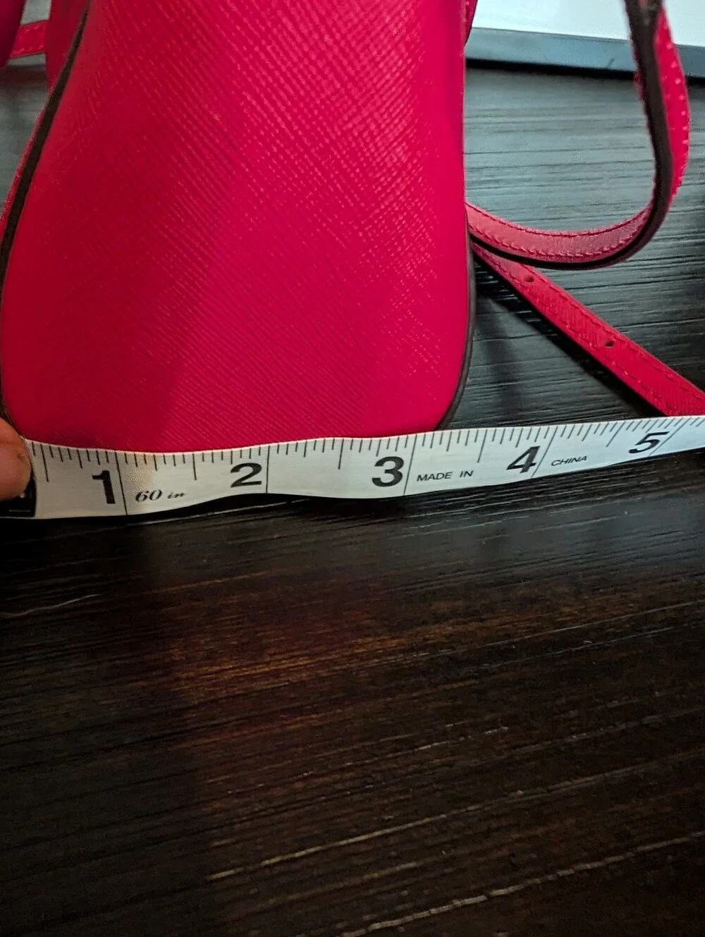 Michael Kors Pink Saffiano Mini Crossbody Bag